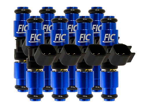 Fuel Injector Clinic - 1200cc-D (130 lbs/hr at OE 58 PSI fuel pressure) FIC Fuel Injector Clinic Injector Set for Dodge 5.2L (2000-2001), 5.9L (2000-2003), 4.7L (2002-2007), 6.4L (2014 - present) (High-Z)(IS155-1200H-D)