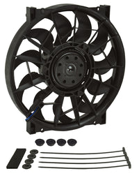 DERALE - 12 Inch 2,000 CFM Derale High-Output Pusher/Puller Single RAD Fan 16925