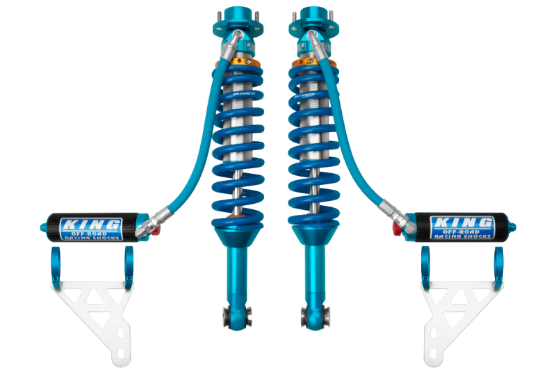 King Shocks 2019+ Ford Ranger Raptor 2.5 IBP Front Coilovers w/ RR & Comp Adj. - Pair