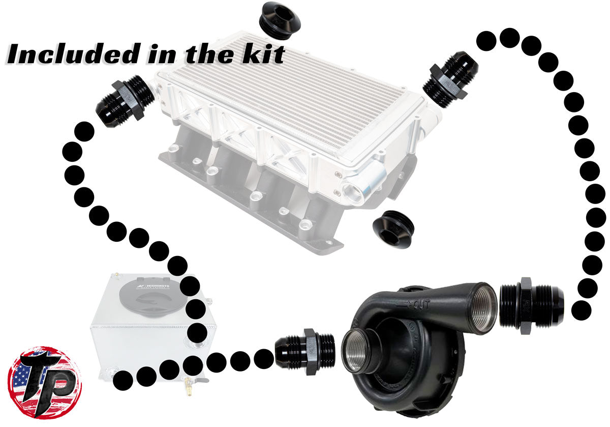 Tick Performance - 1,800hp+ Intercooler Single Feed Completion Kit