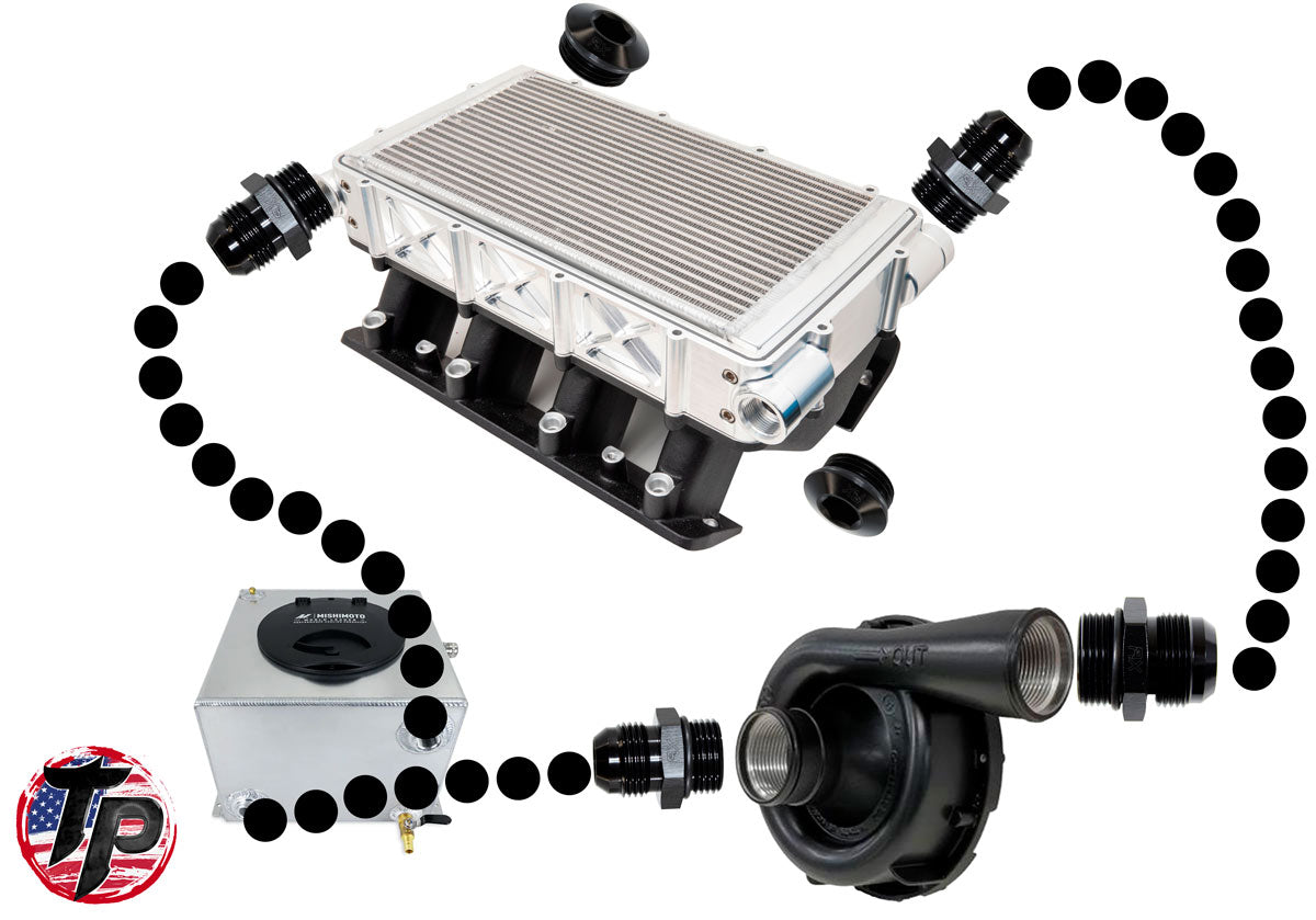 Tick Performance - 1,800hp+ Intercooler Single Feed Completion Kit