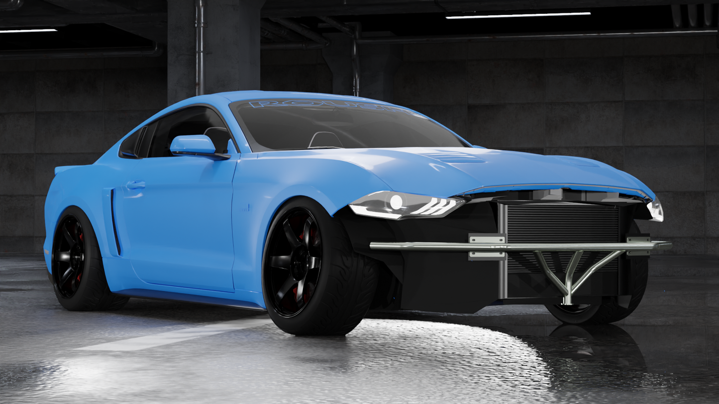 True Focus Fabrication - Ford Mustang S550 (2018-2023) - Standard Front Bash Bar