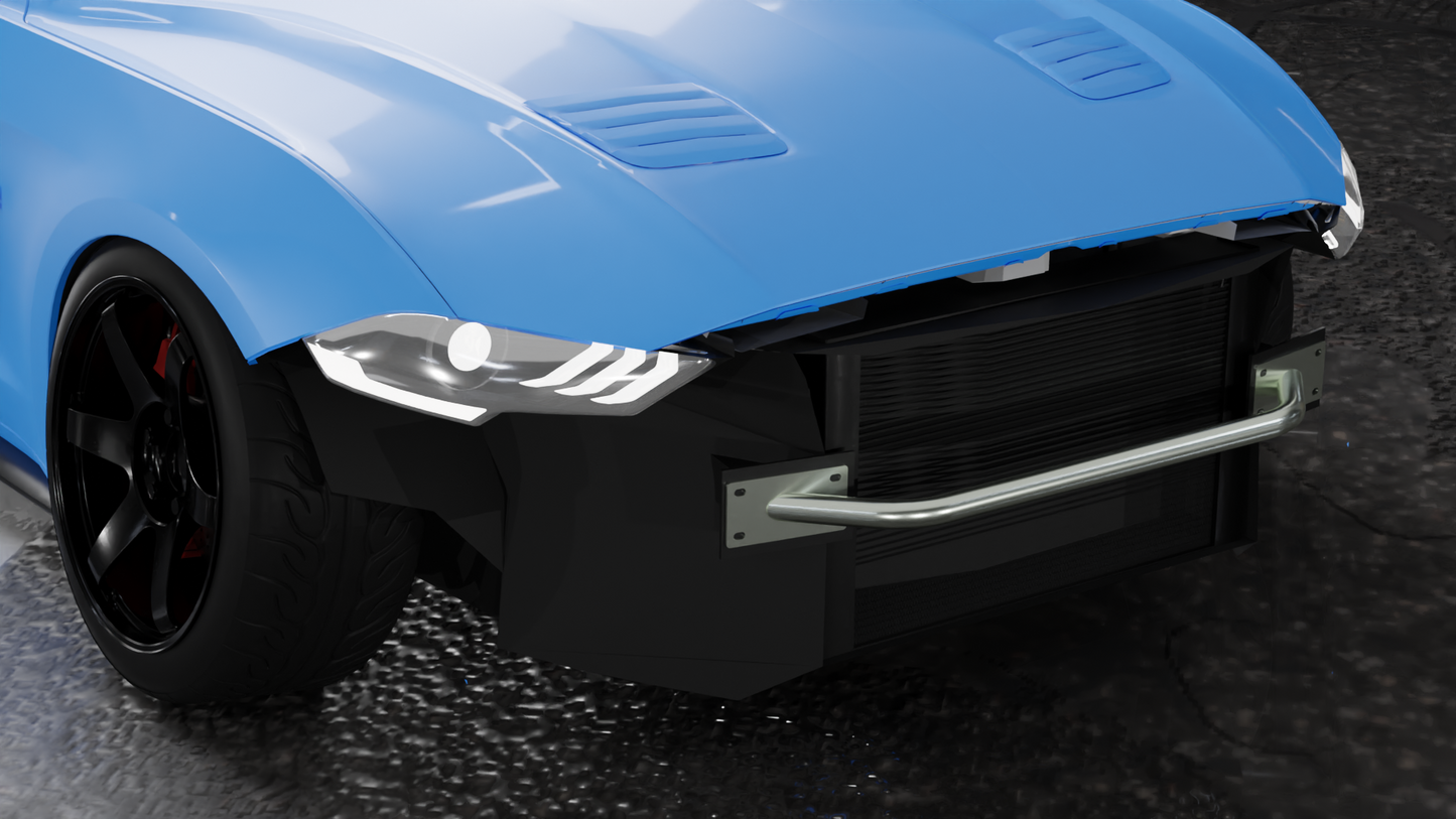 True Focus Fabrication - Ford Mustang S550 (2018-2023) - Front Basic Crash Bar