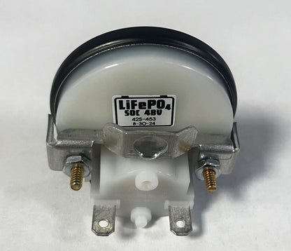 Prosport Gauges - 2-1/16" Lithium / LifePo4 Golf Cart Battery Meter-state of Charge Meter 48 Volt