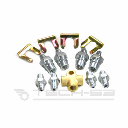 TECH 53 - BMW E36 Hard line to stainless steel braided replacement Kit V2