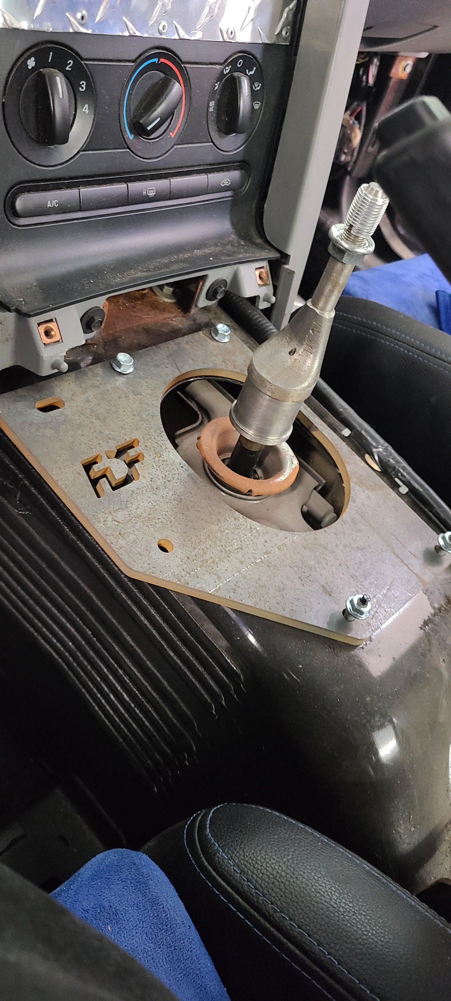FDF Raceshop - Ford Mustang S197 Hydro Mount Plate