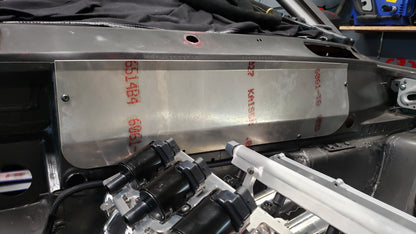 Condor Speed Shop - Aluminum Firewall Panel, Blower Delete - E30