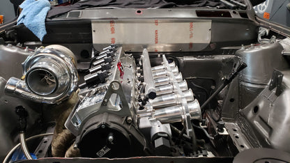 Condor Speed Shop - Aluminum Firewall Panel, Blower Delete - E30