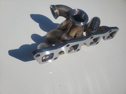 Future Fab -  Ka24de top mount Exhaust Manifold