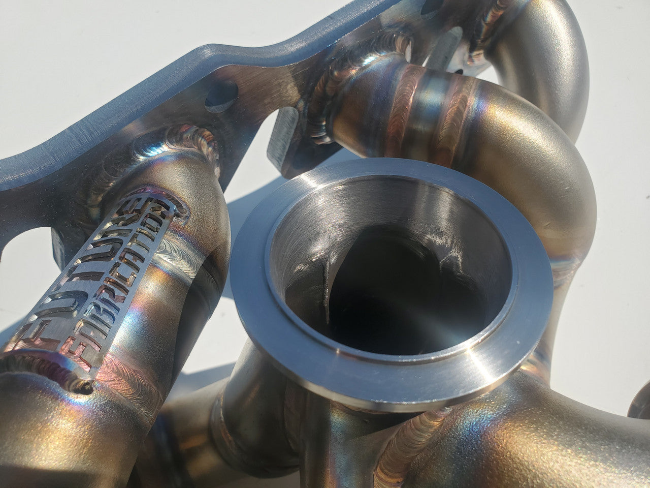 Future Fab -  Ka24de top mount Exhaust Manifold