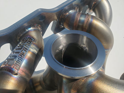 Future Fab -  Ka24de top mount Exhaust Manifold