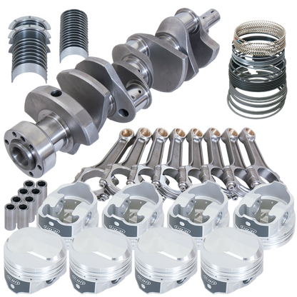 Eagle Chevy 454 1Pc 4.000in Crank 6.135in I-Beam Rods 38cc Dome 4.280in Pistons Rotating Assembly