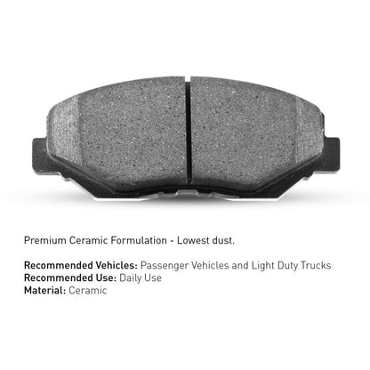 R1 97-04 Mitsubishi Diamante Rear Ceramic Brake Pads