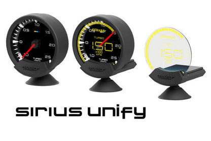GReddy Sirius Unify Oil Temperature Gauge Set (Sirius Meter w/Oil Temp Sensor Set & Vision Disp)