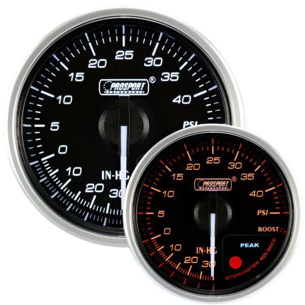 Prosport Gauges - 2-1/16" Supreme Series Electrical Boost Gauge