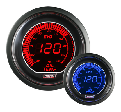 Prosport Gauges - 2-1/16" Evo Electrical Oil Temperature Gauge-Celsius
