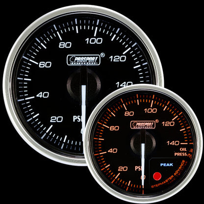 Prosport Gauges - 2-1/16" Supreme Series Electrical Oil Pressure Gauge