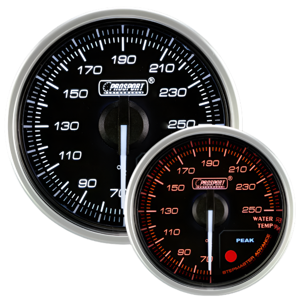 Prosport Gauges - 2-1/16" Supreme Series Electrical Water Temperature Gauge