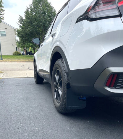 Rally Armor 23-25 Kia Sportage Black UR Mud Flap w/ Metallic Black Logo