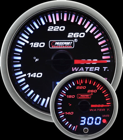 Prosport Gauges - 2-3/8" JDM Electrical Water Temperature Gauge