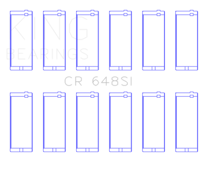 King Engine Bearings Jeep 232CI/242CI/248CI / Rambler 232CI (Size .040) Connecting Rod Bearing Set