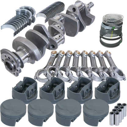 Eagle Chevy 400 3.750in Crank 5.700in I-Beam Rods -5cc Flat Top 4.125in Pistons Rotating Assembly
