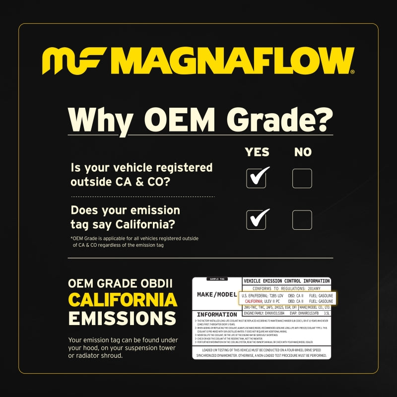 Magnaflow Conv DF 13-14 Mercedes-Benz GL450 V8 4.6 OEM Underbody