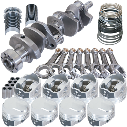 Eagle Chevy 454 1Pc 4.000in Crank 6.135in I-Beam Rods 43cc Dome 4.320in Pistons Rotating Assembly