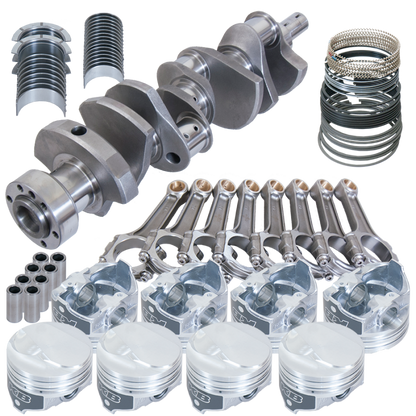 Eagle Chevy 454 1Pc 4.000in Crank 6.135in I-Beam Rods 12cc Dome 4.310in Pistons Rotating Assembly