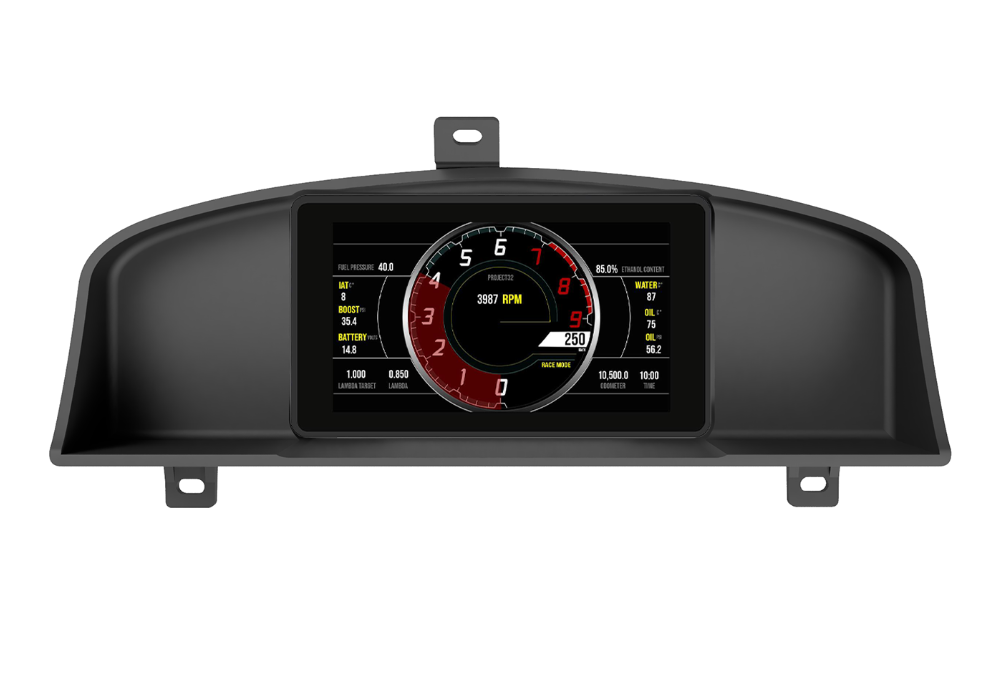 Mako Motorsport - Recessed Dash Mount for the Powertune Digital 7" Dash (Display Sold Separately)