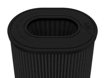 aFe Magnum FORCE Intake Air Filter w/Black Pro 5R 5-1/2IN F x (10x8)IN B x (8x6) T (Inverted) x 9IN