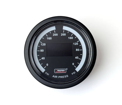 Prosport Gauges - 2-1/16" Digital Dual Air Pressure Gauge - OLED Display