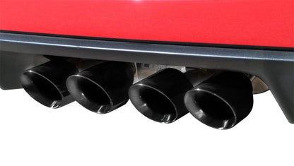 Corsa 06-08 Chevrolet Corvette C6 (A/T) 2.5in Xtreme Cat-Back Exhaust - 3.5in Black Twin Tips