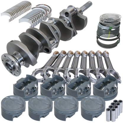 Eagle Ford FE 4.125in Crank 6.700in I-Beam Rods -26cc Inv Dome 4.090in Pistons Rotating Assembly