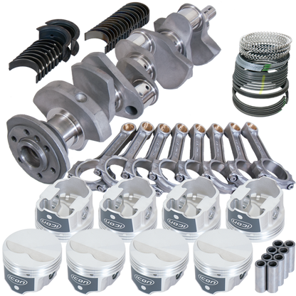 Eagle Chevy LT1 350 1Pc 3.480in Crank 5.700in I-Beam Rods -3.7cc 4.040in Pistons Rotating Assembly