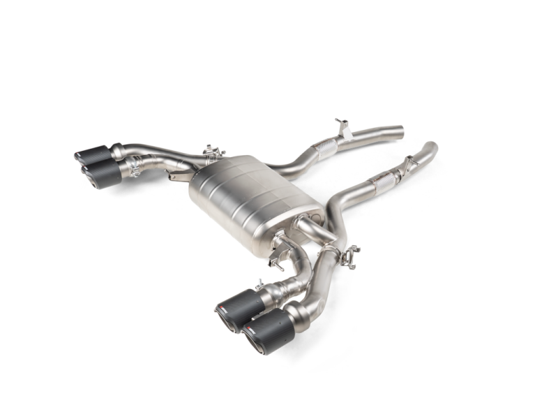 Akrapovic 2022+ BMW X4 M / X4 M Competition (F98) Slip-On Line (Titanium) (Req. Tips)