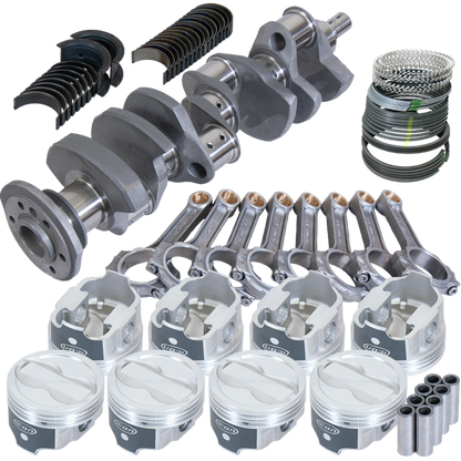 Eagle Chevy 350 3.750in Crank 5.700in I-Beam Rods -18cc 4.040in Pistons Rotating Assembly