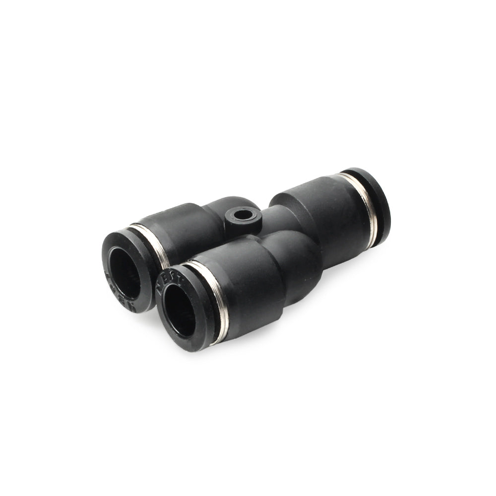 Nuke Performance - Pneufit Quick Connect Y Fitting 6 mm (1x) to 6 mm (2x)