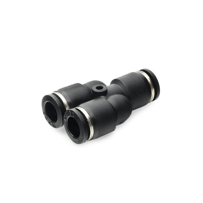 Nuke Performance - Pneufit Quick Connect Y Fitting 8 mm (1x) to 8 mm (2x)