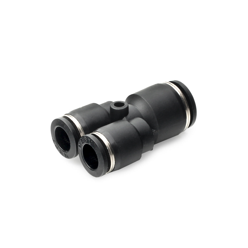 Nuke Performance - Pneufit Quick Connect Y Fitting 8 mm (1x) to 8 mm (2x)