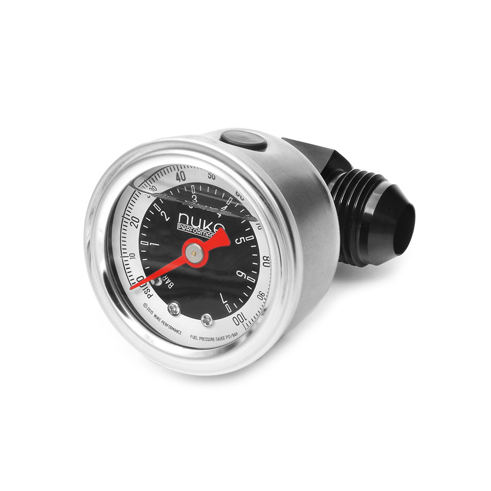 Nuke Performance - AN-10 Male Pressure Gauge Adapter, 1/8 NPT