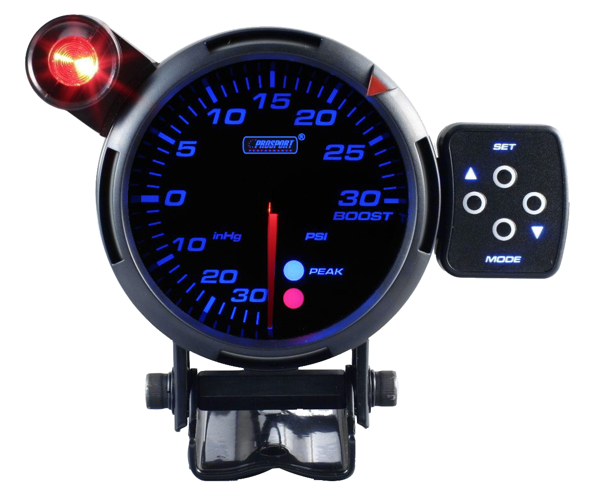 Prosport Gauges - 3.15" Boost Gauge Peak/Warning