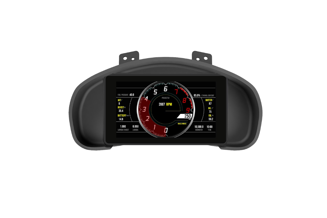 Mako Motorsport - Recessed Dash Mount for the Powertune Digital 7" Dash (Display Sold Separately)