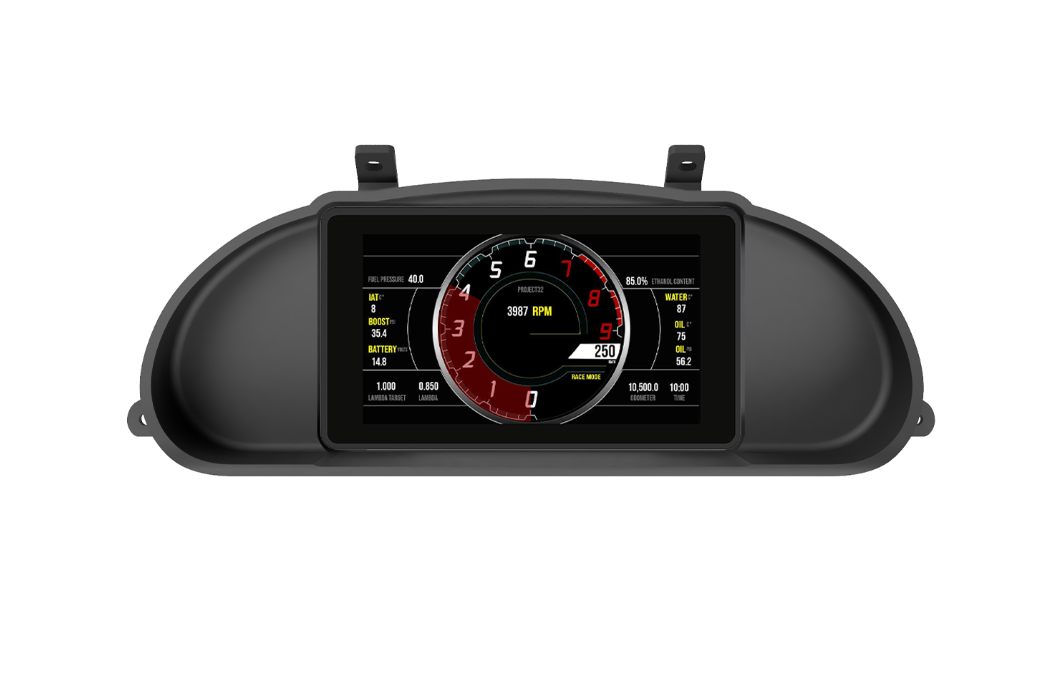Mako Motorsport - Recessed Dash Mount for the Powertune Digital 7" Dash (Display Sold Separately)