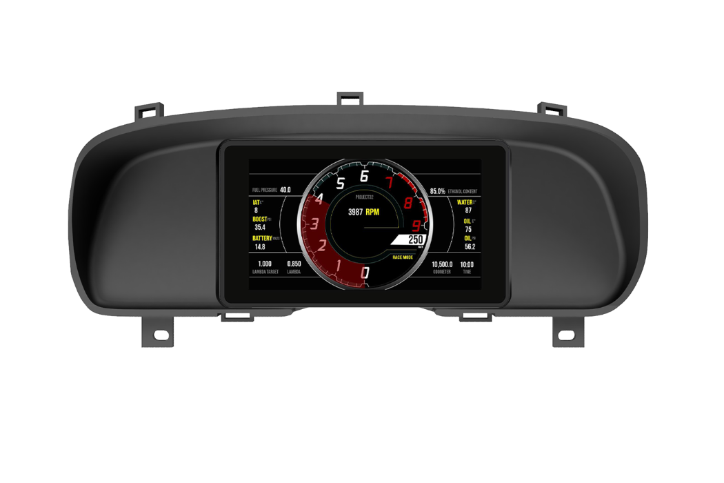 Mako Motorsport - Recessed Dash Mount for the Powertune Digital 7" Dash (Display Sold Separately)
