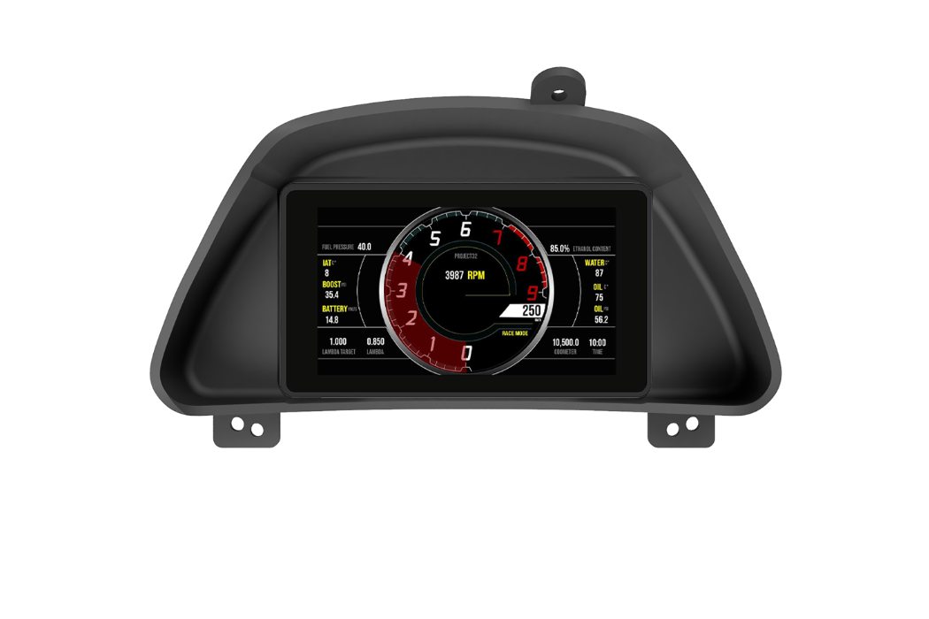 Mako Motorsport - Recessed Dash Mount for the Powertune Digital 7" Dash (Display Sold Separately)