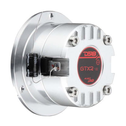 DS18 3in Neodymium Super Bullet 120 Watts RMS 1in Titanium Vc 4ohm Silver