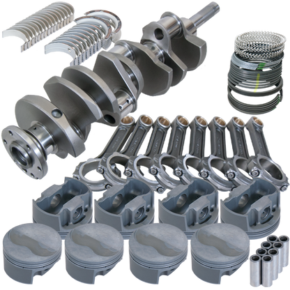 Eagle Ford FE 4.250in Crank 6.700in I-Beam Rods -7cc Flat Top 4.080in Pistons Rotating Assembly
