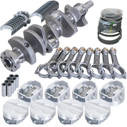Eagle Ford 289/302 3.250in Crank 5.400in I-Beam Rod -11cc Flat Top 4.040in Pistons Rotating Assembly