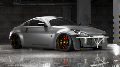 True Focus Fabrication - Nissan 350Z - Front Standard Bash Bar